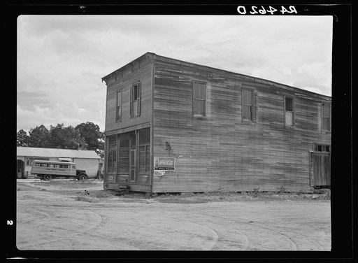 Post office at Irwinville, abandoned county seat of Irwin County, Georgia