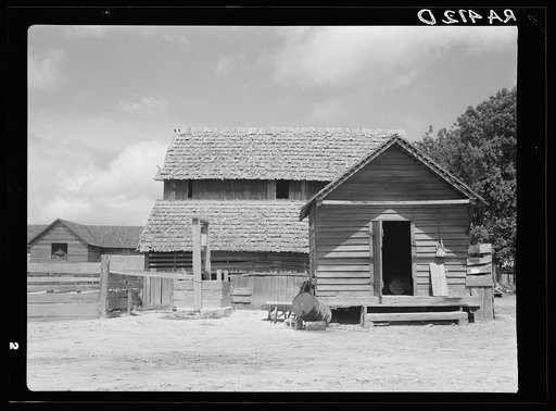 Old harness house. Irwinville Farms, Georgia