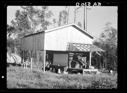 Viner used for community canning. Wolf Creek Farms, Georgia