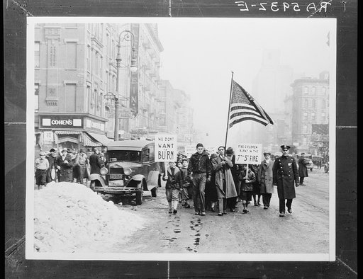 Children's protest parade. They want better homes. New York