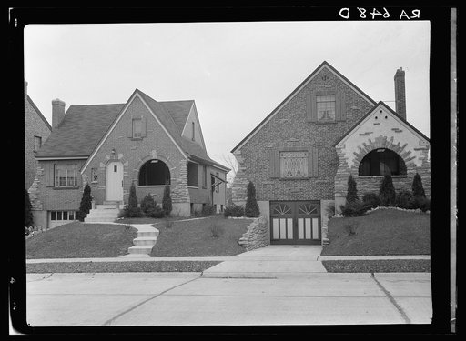Houses on Laconia Street in a suburb of Cincinnati, Ohio
