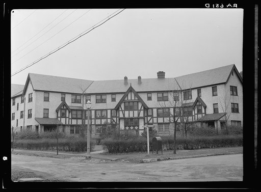 Mackenzie unit on Beech Street of Mariemont Housing Community, outside Cincinnati, Ohio