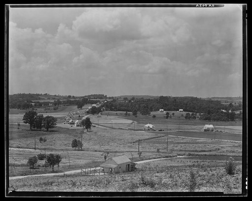 View of Arthurdale project. Reedsville, West Virginia