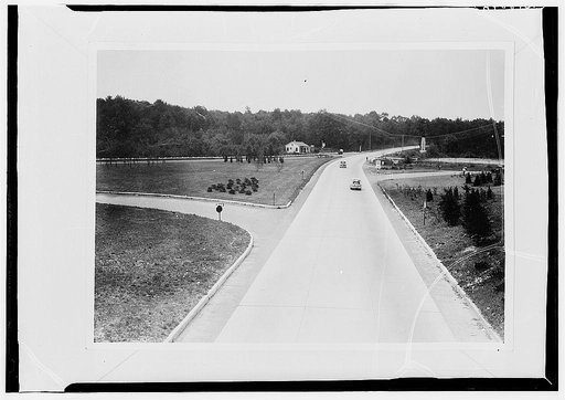 New three-lane concrete highway. U.S. 20, Massachusetts
