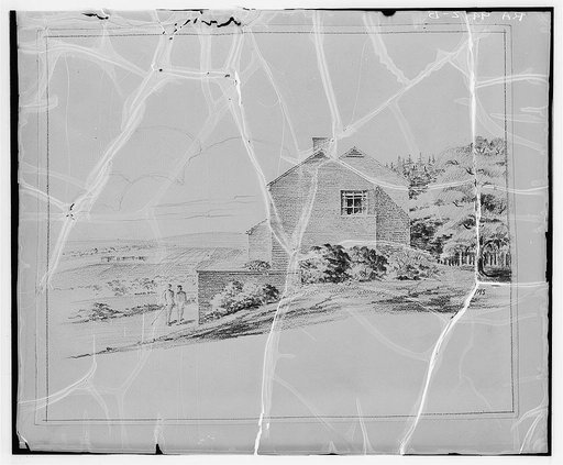 Drawing of model proposed for Greenbelt project, Maryland