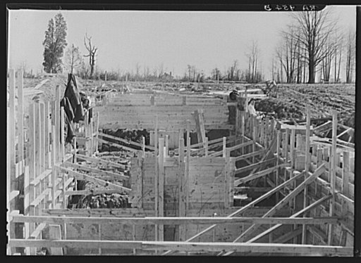 Construction on house unit E. Berwyn, Maryland