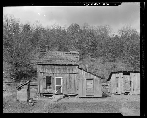 Typical farm home in Brown County, Indiana