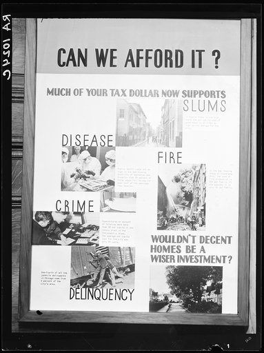 Poster by Record Section, Suburban Resettlement Administration
