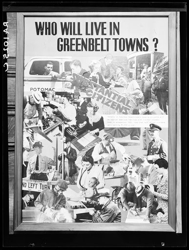 Poster by Record Section, Suburban Resettlement Administration