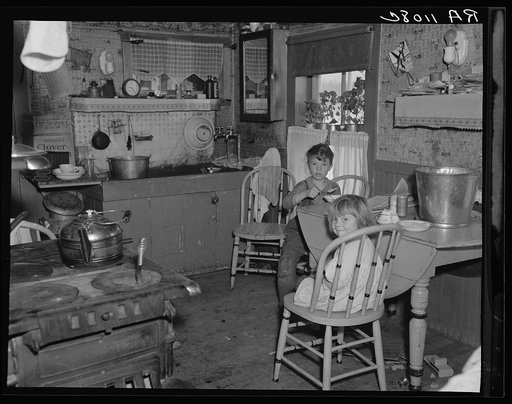 Kitchen in home of rehabilitation client. Lancaster, New Hampshire