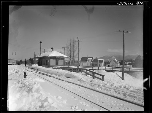 Railroad station for sale. Coos County, New Hampshire