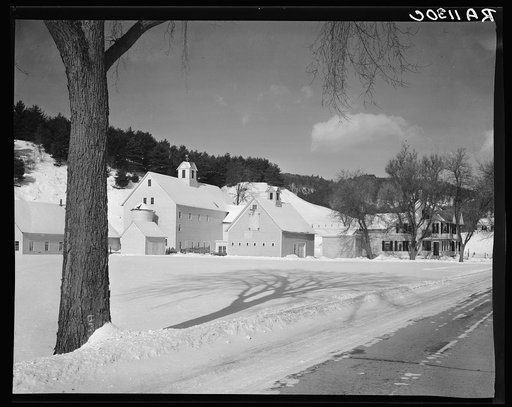 Dairy barns. Windsor County, New Hampshire [i.e. Vermont