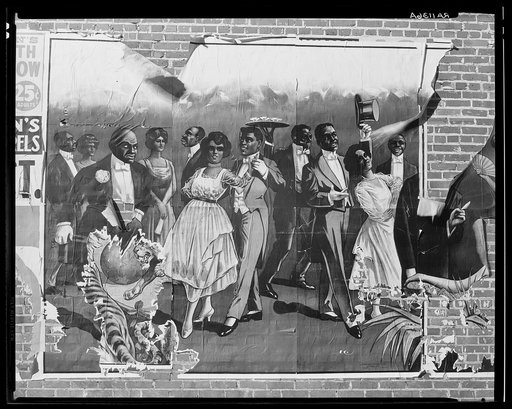 Minstrel poster in Alabama town