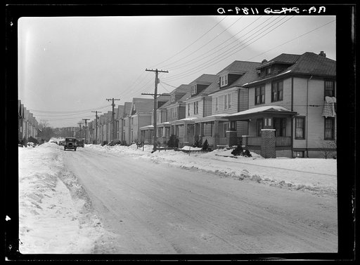 Series of houses. Bound Brook, New Jersey