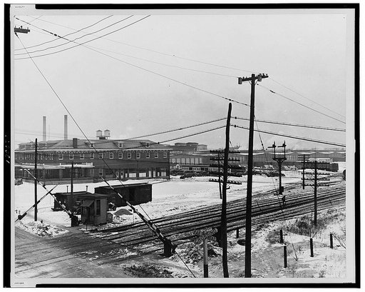 View of the Manville works. Manville, New Jersey