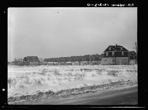 Identical houses in Manville, New Jersey