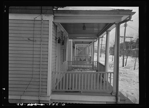 Manville, New Jersey, showing series of identical houses