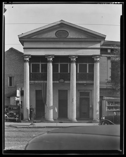 New Orleans Greek revival architecture. Louisiana