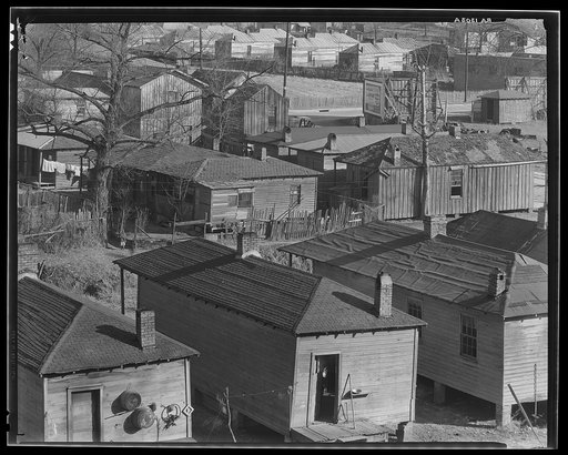 Negro houses. South end of town. Vicksburg, Mississippi