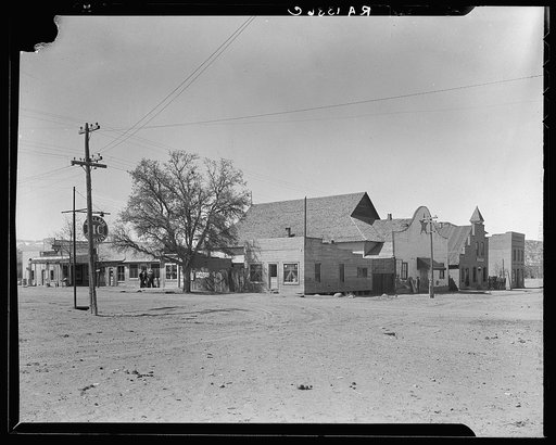 Main street and town center. Escalante, Utah