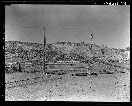 From the village to the field. Escalante, Utah