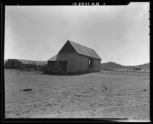 Typical barn on the edge of town. Escalante, Utah