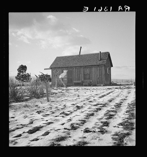 Widtsoe farm home. Resettlement Administration purchase. Utah