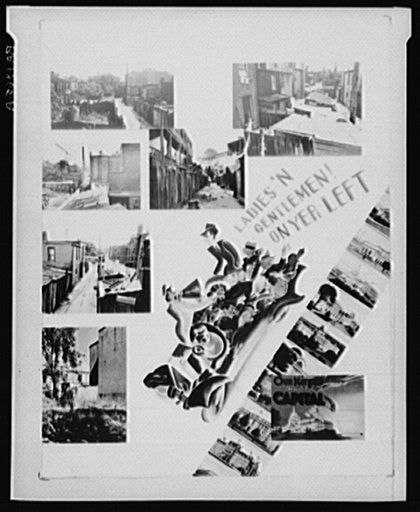 Page of housing book, D.C.