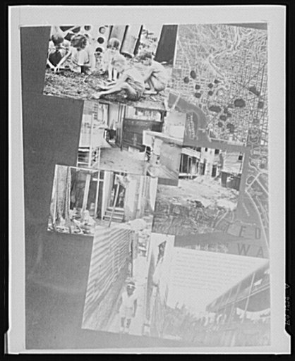 Page of housing book. Washington, D.C.