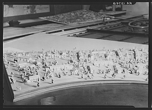 Model houses. Group D. Greenbelt community. Berwyn, Maryland