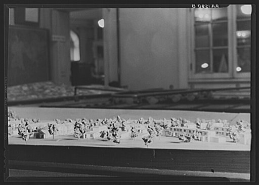 Model houses. Group D. Greenbelt community. Berwyn, Maryland