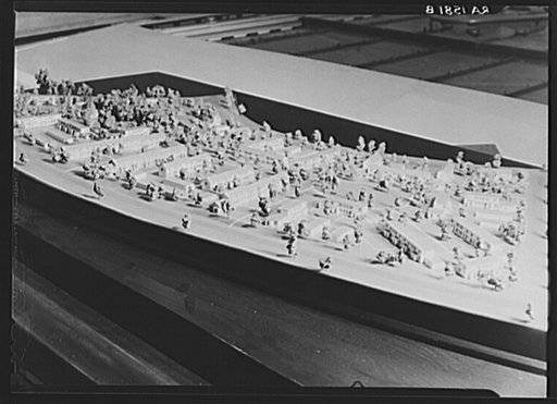 Model houses. Group D. Greenbelt community. Berwyn, Maryland