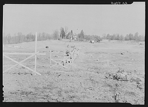 Early March progress on the dam at the lake site on the Berwyn project, Maryland