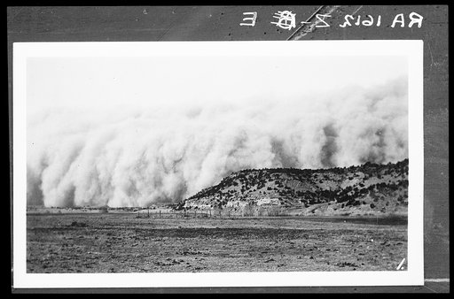 Baca County, Colorado. April 14, 1935. Dust storm. Colorado