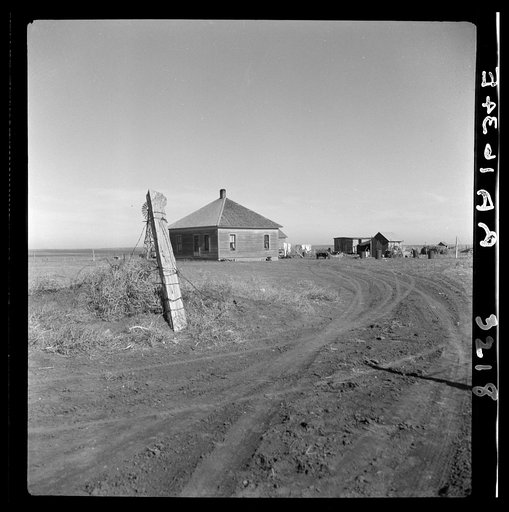 Typical farm in the Mills area, New Mexico. These people are to be resettled, their land to revert to cattle range