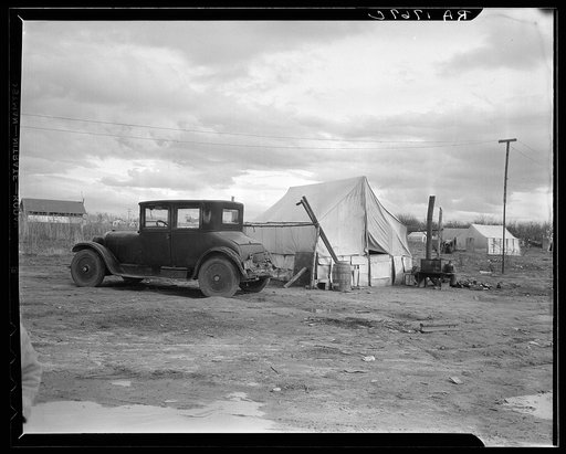 Home in "Little Oklahoma," a community that has grown out of migrant potato and cotton workers. California