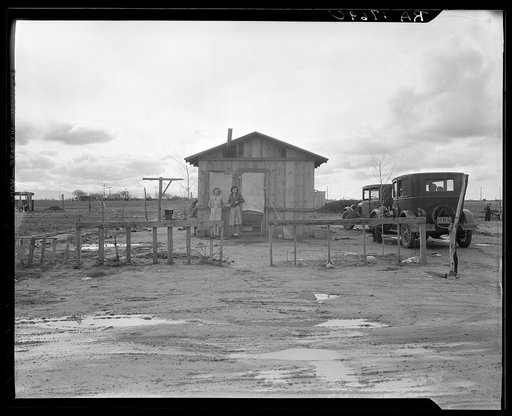 Shack in "Little Oklahoma," California