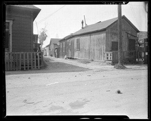 Mexican quarter of Los Angeles. One quarter mile from City Hall, California. See card 1793 for detailed information