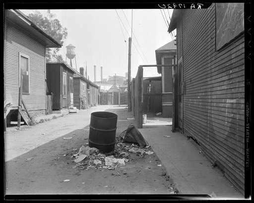 Mexican quarter of Los Angeles. One quarter mile from the City Hall.  California. See card 1799-C for detailed information