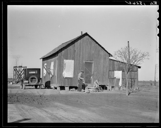 Housing for Oklahoma refugees. California