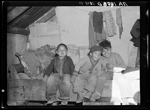 Indian children. Mescalero Reservation, New Mexico