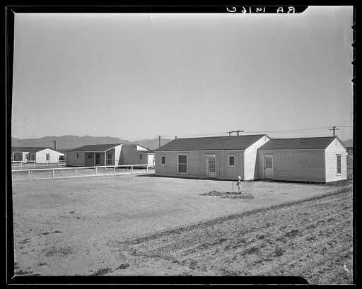 San Fernando federal subsistence homesteads. Forty occupied homes, each with nearly an acre. Average yearly income eight hundred dollars