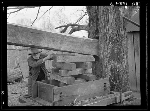 Cider mill at Crabtree Creek recreational demonstration area near Raleigh, North Carolina