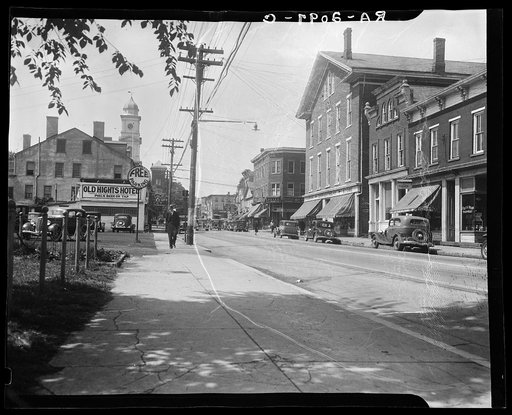 Street scene. Hightstown, New Jersey