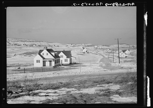 Westmoreland Homesteads. Mount Pleasant, Pennsylvania. Looking west. Westmoreland County