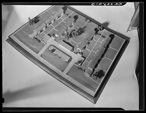 Model houses for Greenbelt, Maryland