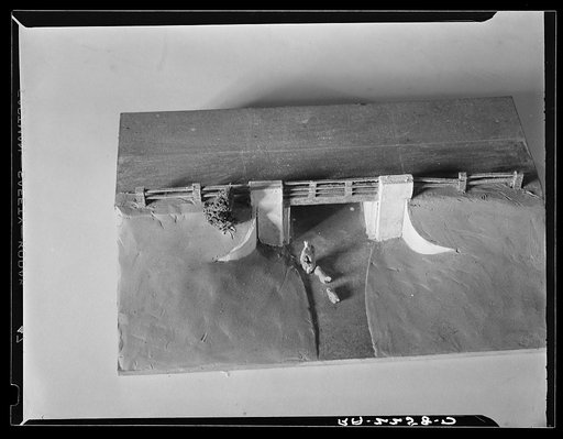 Model of underpass. Greenbelt, Maryland