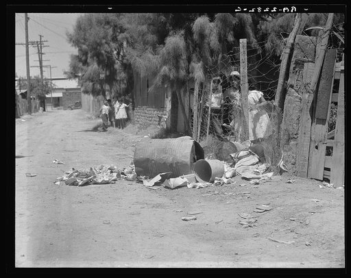 Garbage disposal. Brawley, Imperial Valley, California