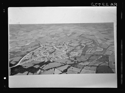 Copy of artist's sketch of proposed Bound Brook community. New Jersey