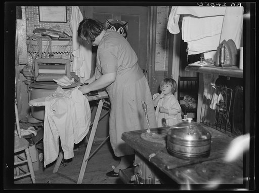 Wife and child of rehabilitation farmer. Coos County, New Hampshire